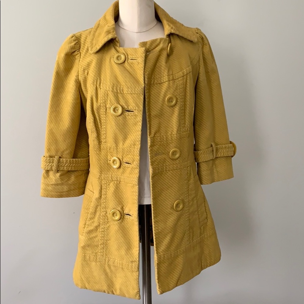 Elevenses mustard coat
